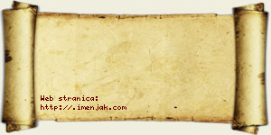 Jakov Krnčević vizit kartica